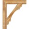 Ekena Millwork Olympic Block Rough Sawn Bracket, Western Red Cedar, 6"W x 36"D x 44"H BKT06X36X44OLY05RWR - alternate 3